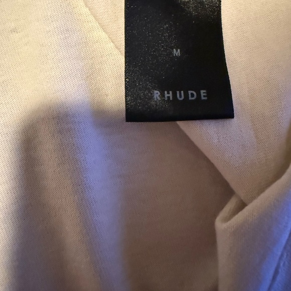 Rhude Off-White Crew Neck Tee - Picture 6 of 8